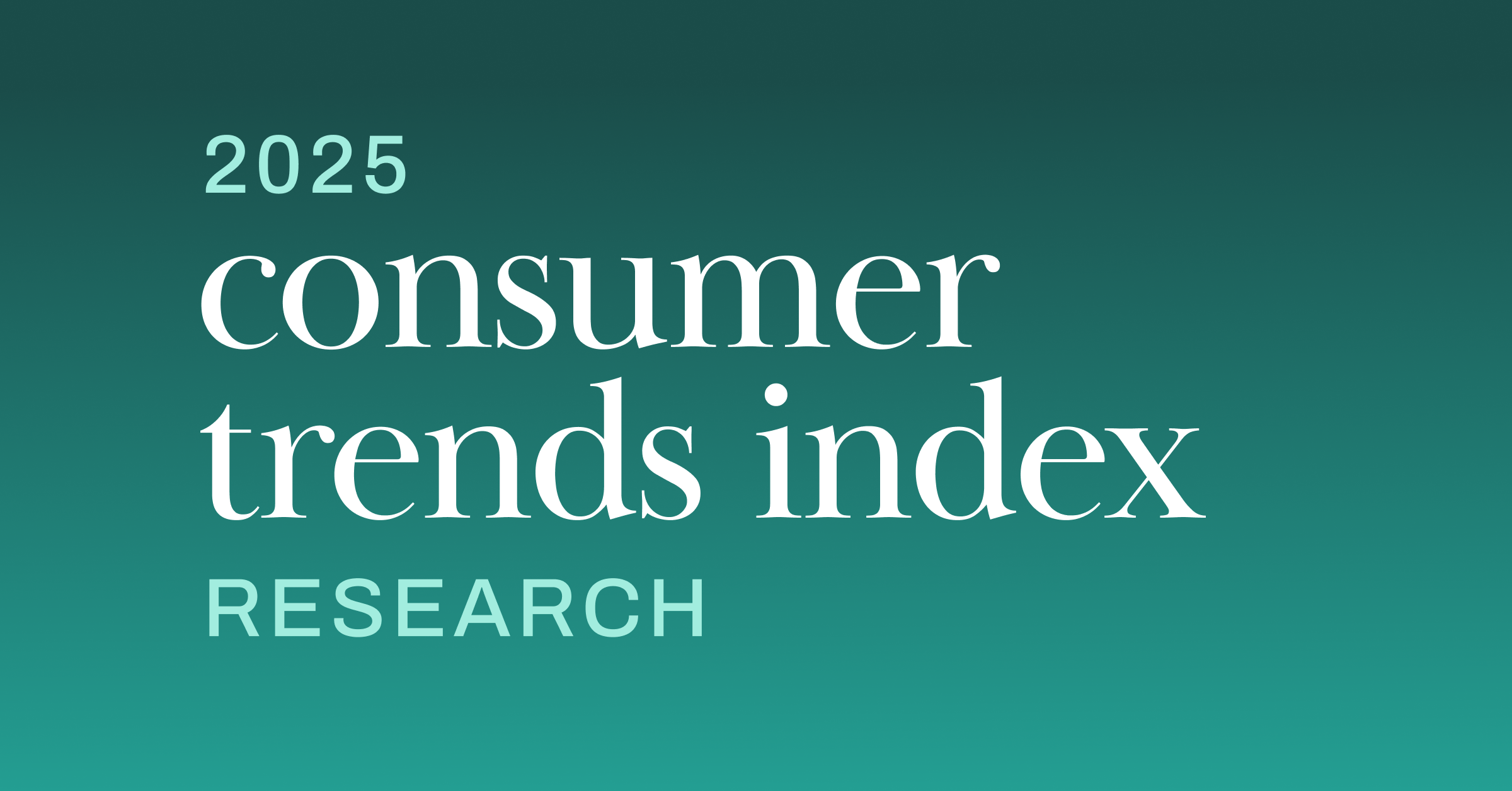Consumer Trends Index